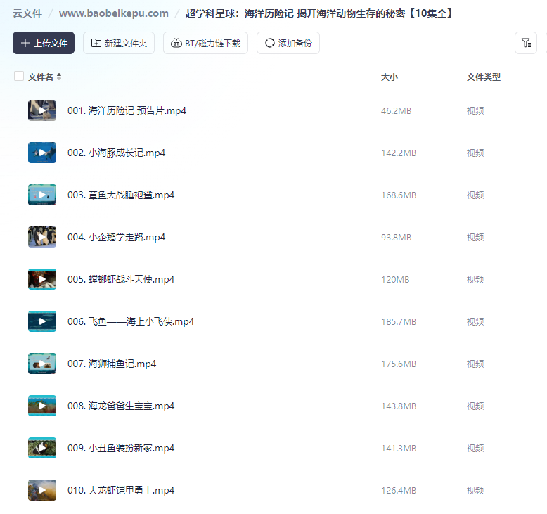图片[2]-超学科星球：海洋历险记 揭开海洋动物生存的秘密【10集全】-宝贝科普