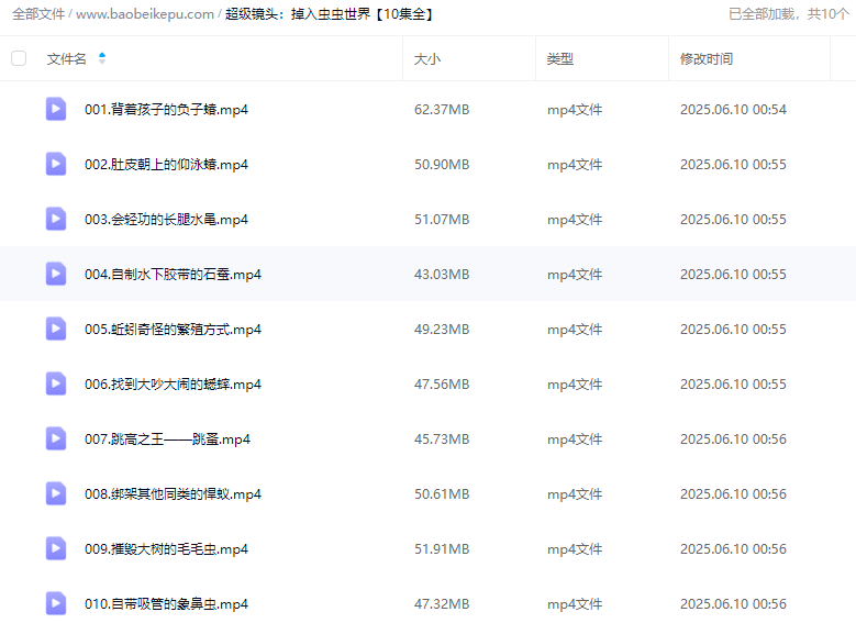 图片[2]-超级镜头：掉入虫虫世界【10集全】-宝贝科普