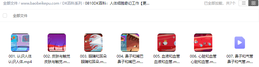 图片[2]-DK百科：人体细胞奇幻工作【更新至7集】-宝贝科普
